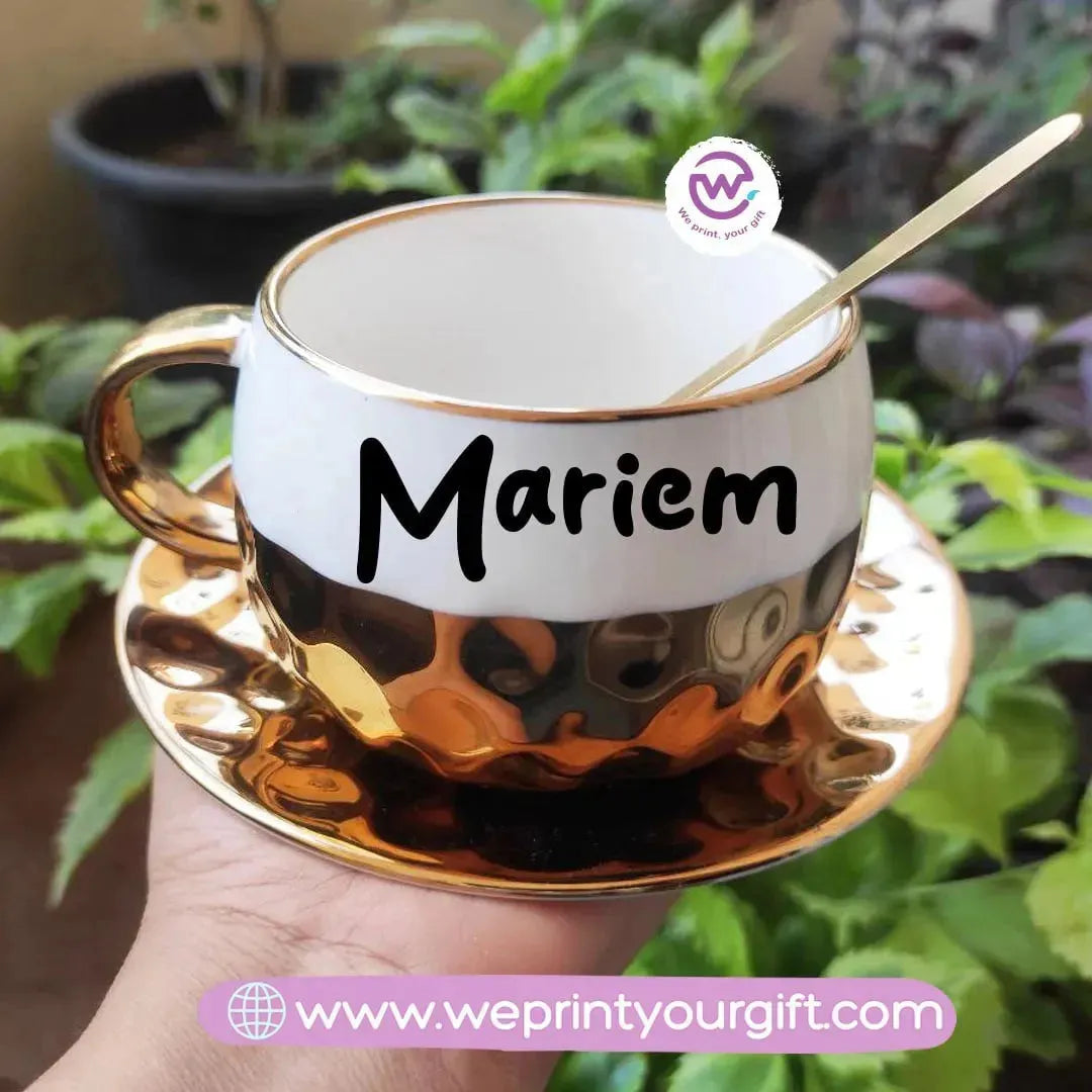 Tea Cup With Plate - WE PRINT