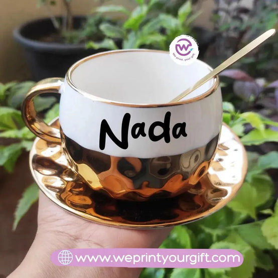 Tea Cup With Plate - WE PRINT