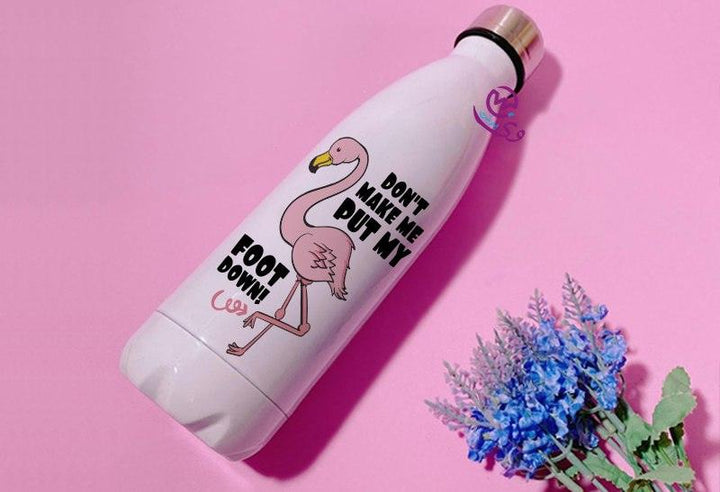 Thermal bottle & Flask -Flamingos - WE PRINT