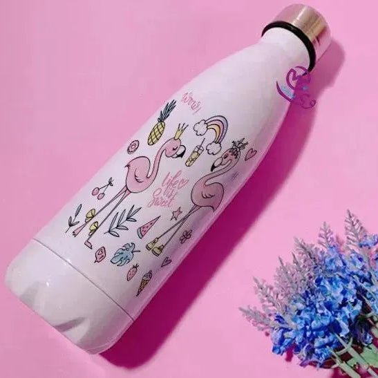 Thermal bottle & Flask -Flamingos - WE PRINT