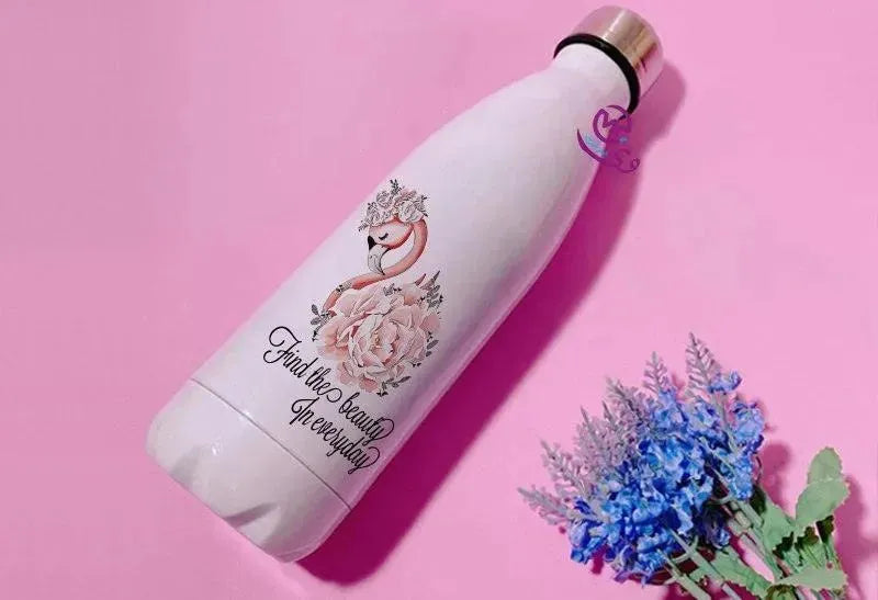 Thermal bottle & Flask -Flamingos - WE PRINT