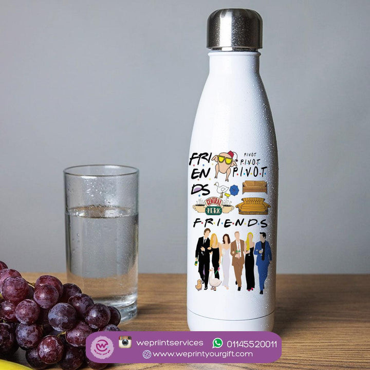 Water Bottle-Stainless Steel-Cola Shaped - Friends - weprint.yourgift