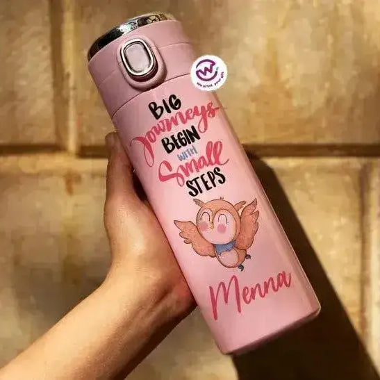 Thermal Mug with Lock & Digital Screen - OWL - WE PRINT