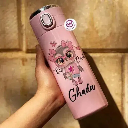 Thermal Mug with Lock & Digital Screen - OWL - WE PRINT