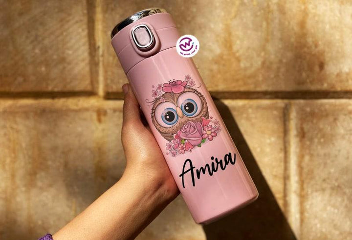 Thermal Mug with Lock & Digital Screen - OWL - weprint.yourgift