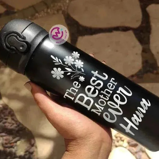 Thermal Mug With Lock ( Engrave ) - Mother's Day - WE PRINT