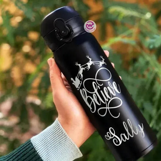 Thermal Mug with Lock-Engraved-Christmas designs - WE PRINT