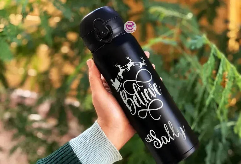 Thermal Mug with Lock-Engraved-Christmas designs - WE PRINT