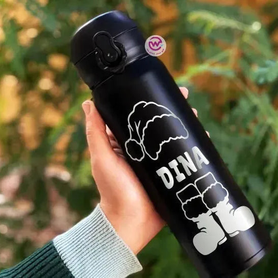 Thermal Mug with Lock-Engraved-Christmas designs - WE PRINT