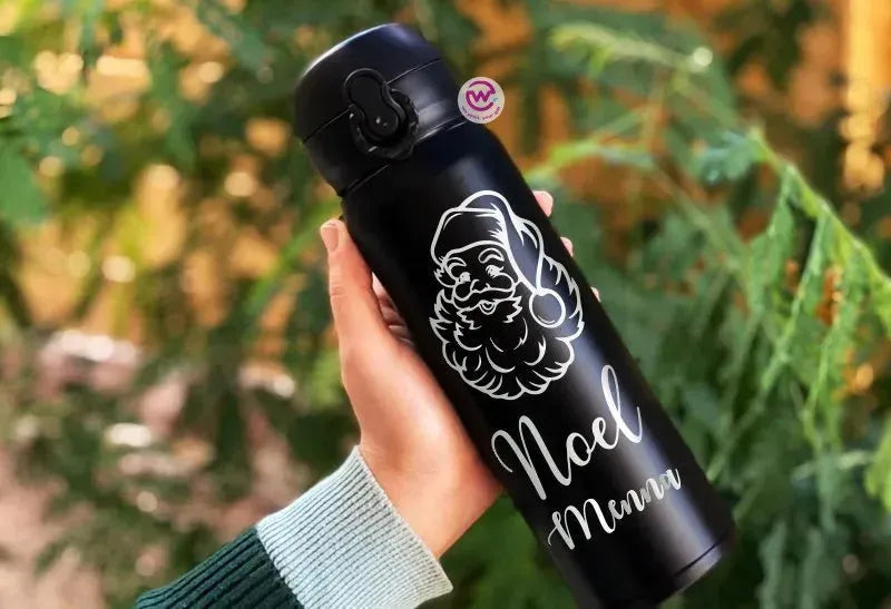 Thermal Mug with Lock-Engraved-Christmas designs - WE PRINT