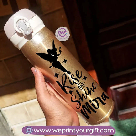 Thermal Mug with Lock-Gold-Motivation - WE PRINT