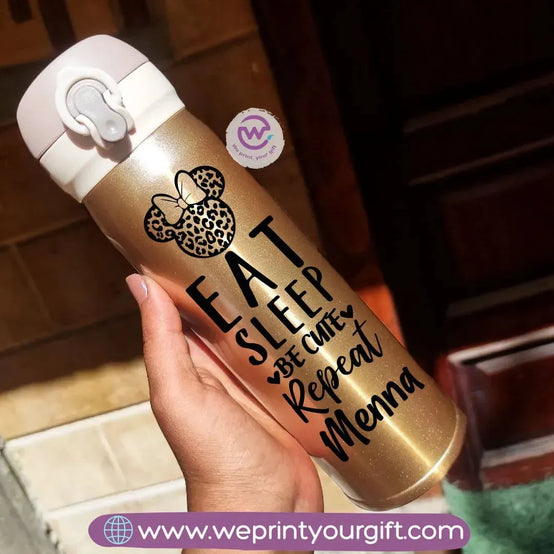 Thermal Mug with Lock-Gold-Motivation - WE PRINT