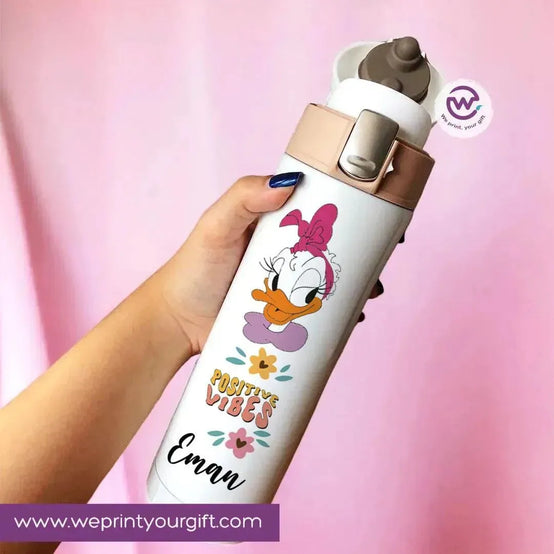 Thermal Mug with lock - Slim Shape - Daisy Duck - WE PRINT