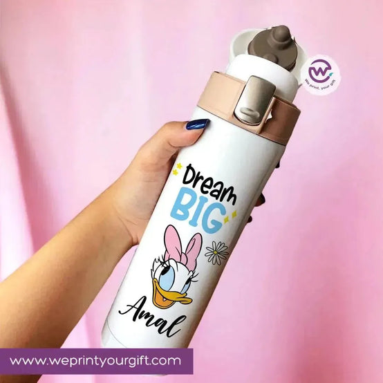 Thermal Mug with lock - Slim Shape - Daisy Duck - WE PRINT