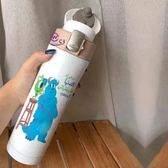 Thermal Mug with lock - Slim Shape -Monsters, Inc. - WE PRINT