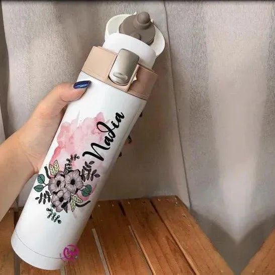 Thermal Mug with lock - Slim Shape-Names A - WE PRINT