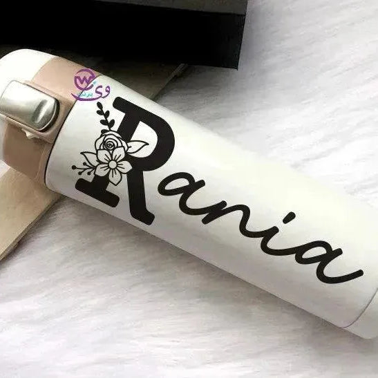 Thermal Mug with lock - Slim Shape-Names B - WE PRINT