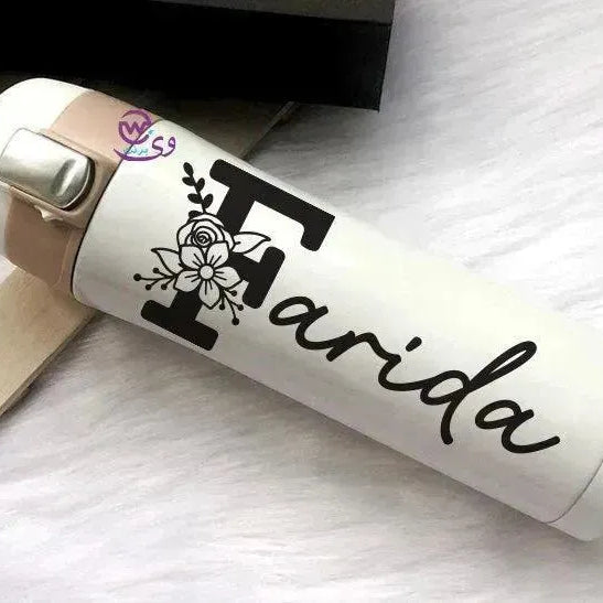 Thermal Mug with lock - Slim Shape-Names B - WE PRINT