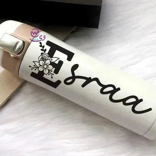 Thermal Mug with lock - Slim Shape-Names B - WE PRINT