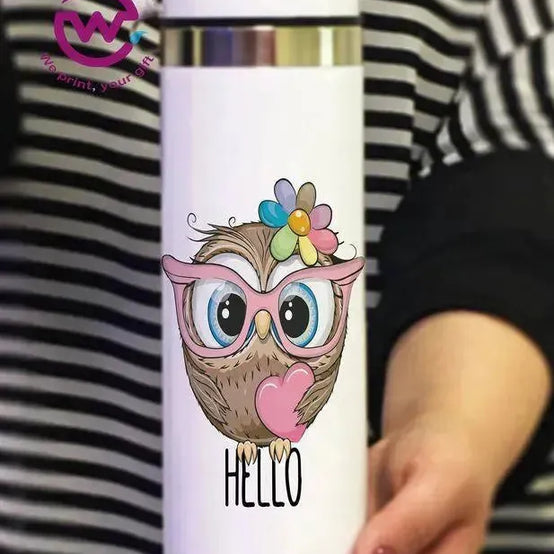 Thermal Portable Thermos -Owl - WE PRINT