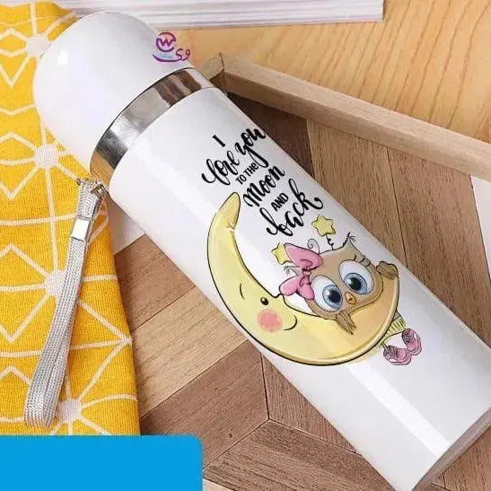 Thermal Portable Thermos -Owl - WE PRINT