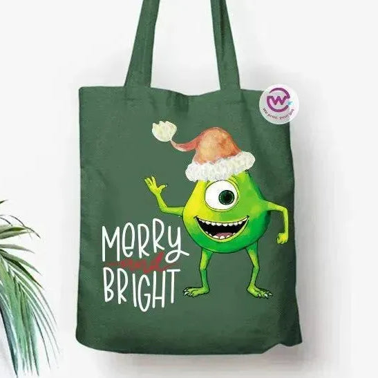 Tote Bag - Christmas- Monster inc. - WE PRINT