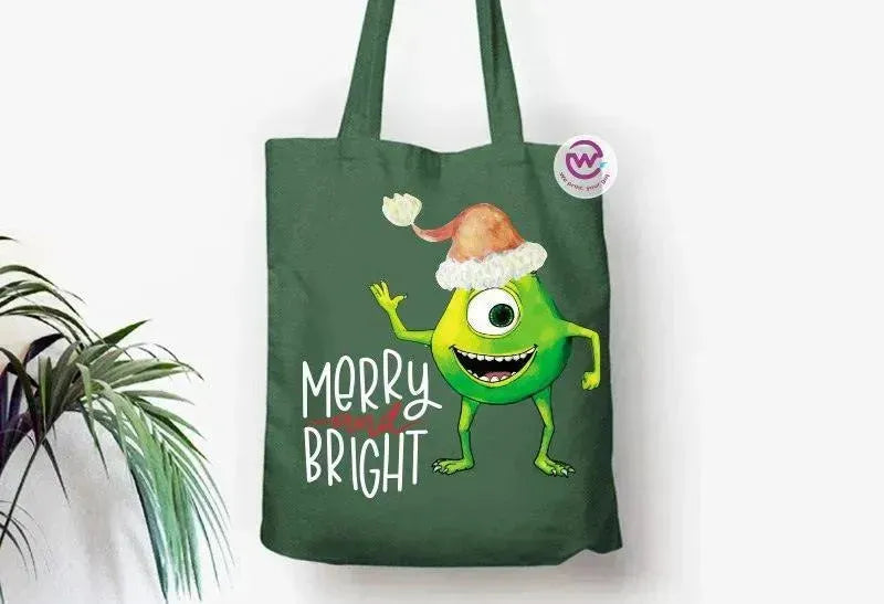 Tote Bag - Christmas- Monster inc. - WE PRINT
