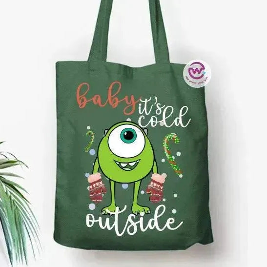 Tote Bag - Christmas- Monster inc. - WE PRINT