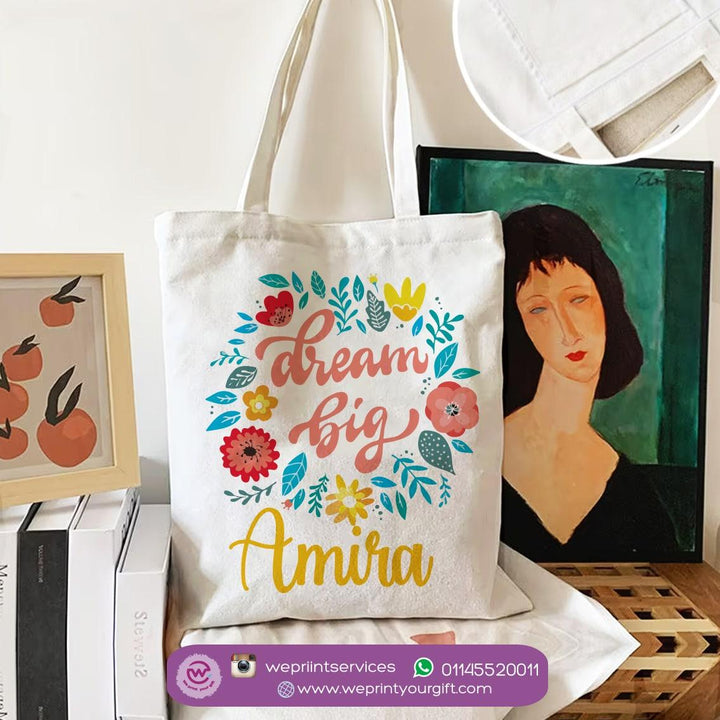 Tote Bag - Floral Names - weprint.yourgift