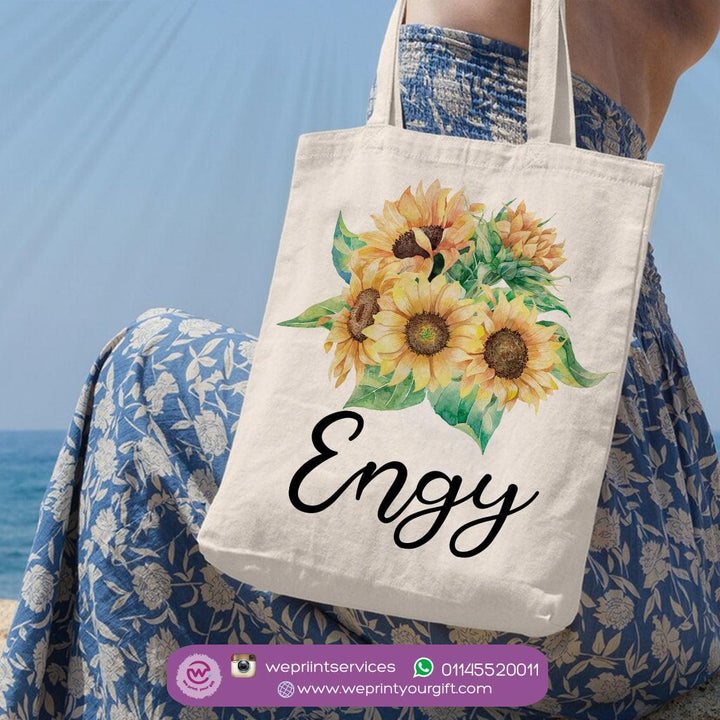 Tote Bag - Floral Names - weprint.yourgift