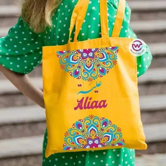 Tote Bag -Mandala -Names - WE PRINT