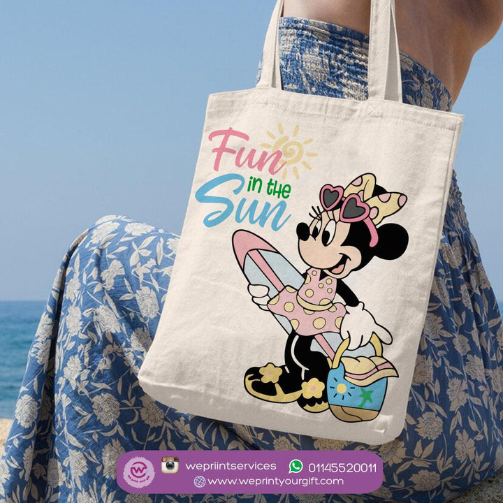 Tote Bag - Minnie Mouse - Summer - weprint.yourgift