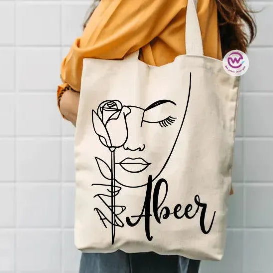 Tote Bag - Names -BOHO - WE PRINT