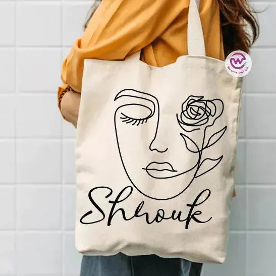 Tote Bag - Names -BOHO - WE PRINT