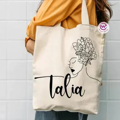 Tote Bag - Names -BOHO - WE PRINT