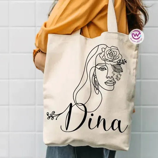 Tote Bag - Names -BOHO - WE PRINT