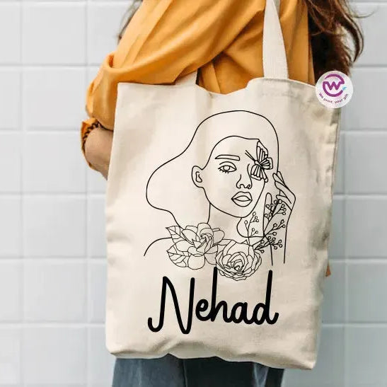 Tote Bag - Names -BOHO - WE PRINT