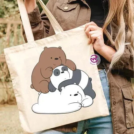 Tote Bag -Three Bears - WE PRINT