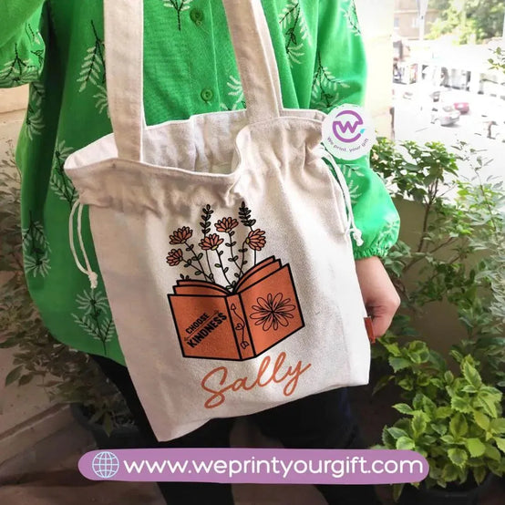 Tote bag with string-Names - WE PRINT