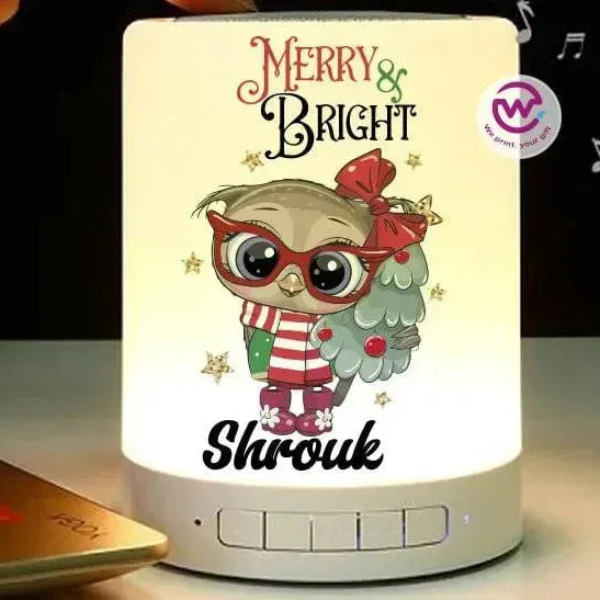 Touch-Lamp speaker- Christmas - WE PRINT