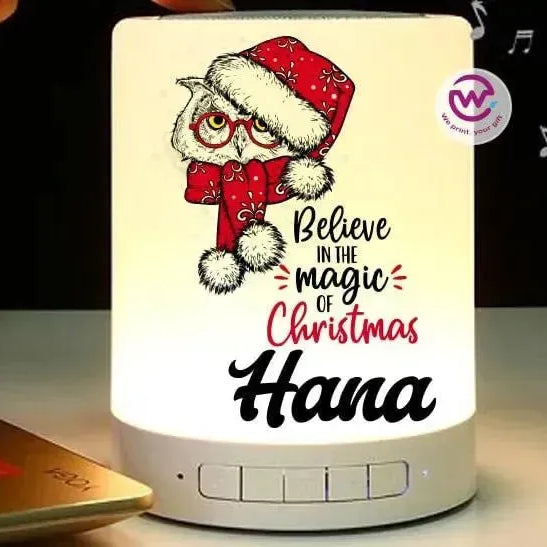Touch-Lamp speaker- Christmas - WE PRINT