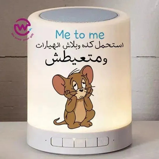 Touch-Lamp speaker- comic-A - WE PRINT