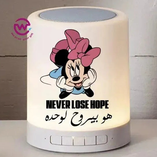 Touch-Lamp speaker- comic-A - WE PRINT
