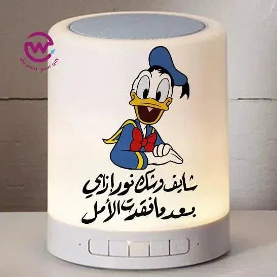 Touch-Lamp speaker- comic-B - WE PRINT