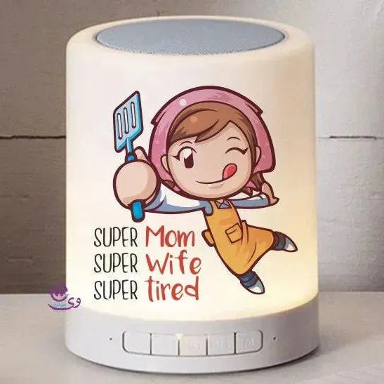 Touch-Lamp speaker- Mother's Day-A - WE PRINT