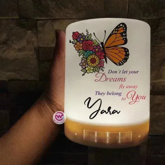 Touch-Lamp speaker- Motivation-B - WE PRINT