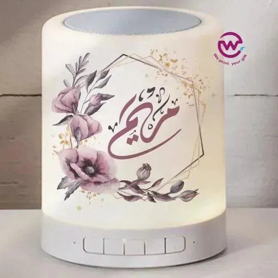 Touch-Lamp speaker- Names - WE PRINT