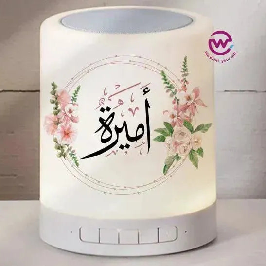 Touch-Lamp speaker- Names - WE PRINT
