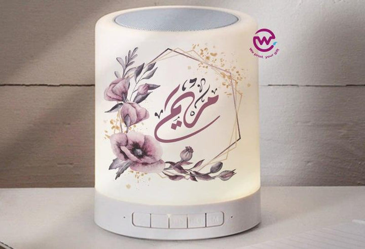 Touch-Lamp speaker- Names - weprint.yourgift