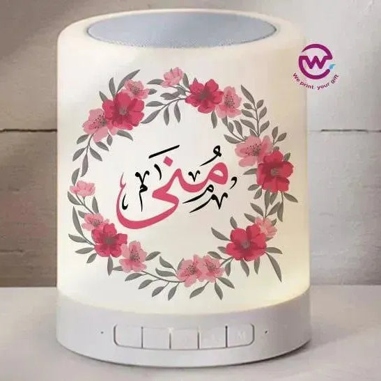Touch-Lamp speaker- Names - WE PRINT